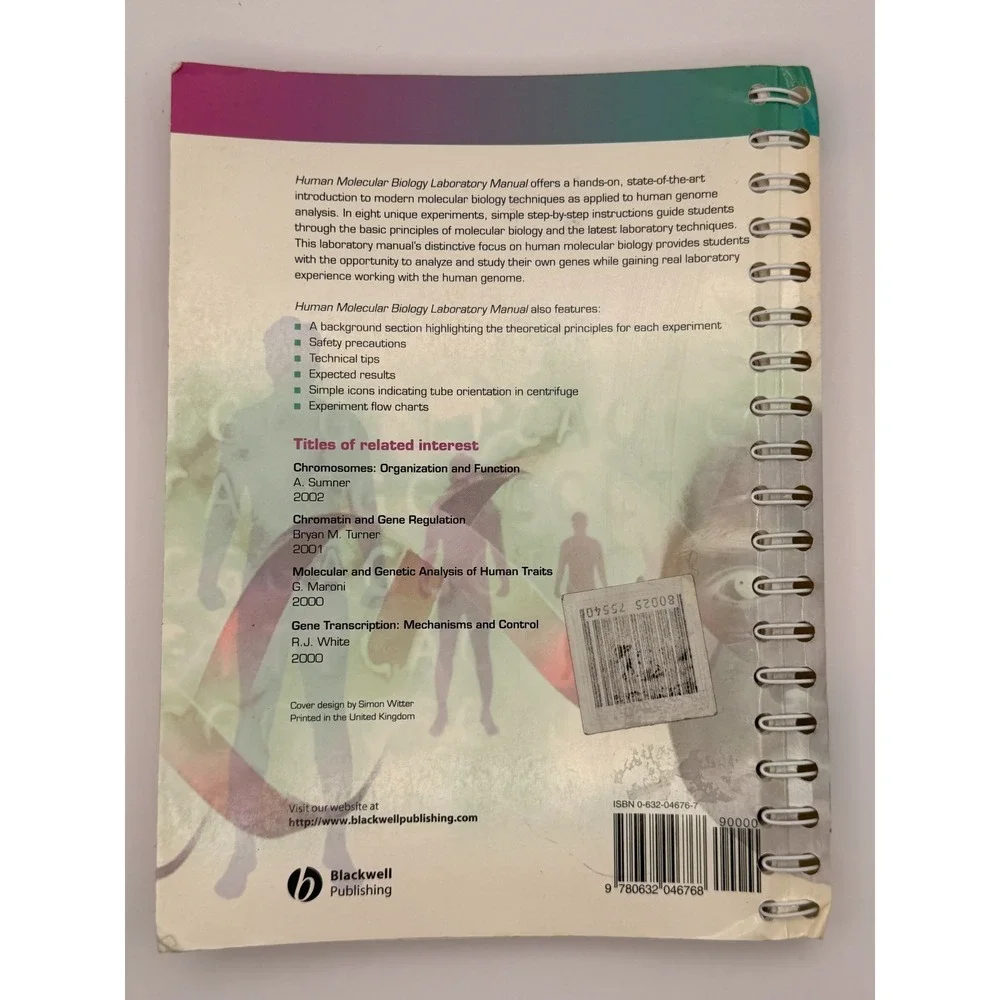 Human Molecular Biology Laboratory Manual Stefan Surzycki Spiral Bound 2003